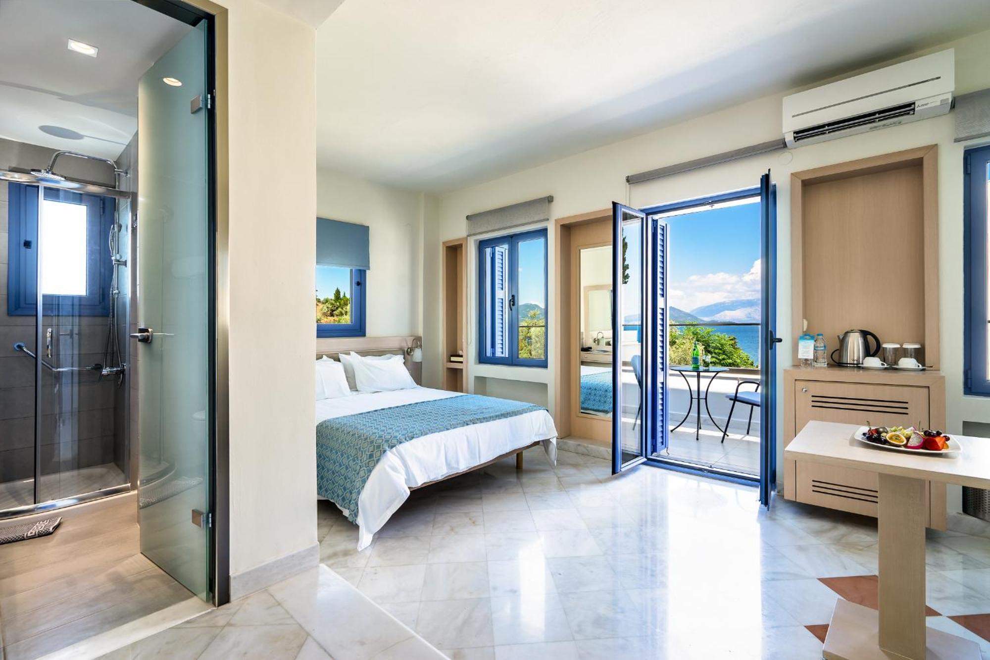 Porto Galini Seaside Resort & Spa نِكيانا المظهر الخارجي الصورة A typical room at the hotel